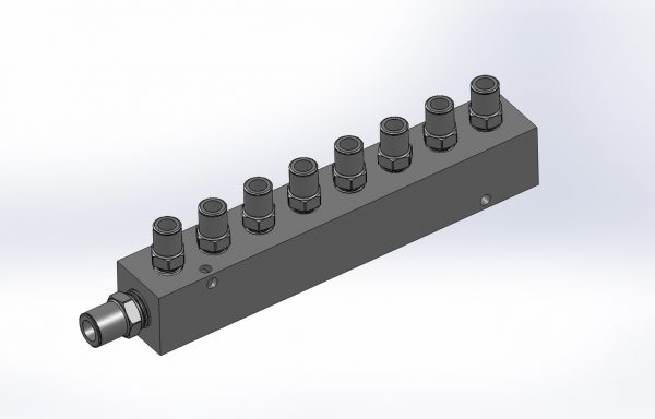 microglue 1×8 Manifold Assembly for Water
